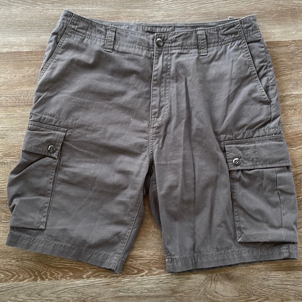Nautica Cargo Shorts Men’s 34W Modern Fit Dark Gray